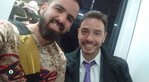 Escalonadrian's tweet photo. Con el sapo de la gente que gran recuerdo! (Entiendo que no es jueves, pero me salto esta foto)@leandrozapponi 
@DIRECTVSports @DTVTotal https://t.co/649EAWYwS7