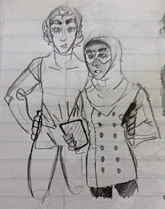 Drawing at 17                  Drawing at 23 