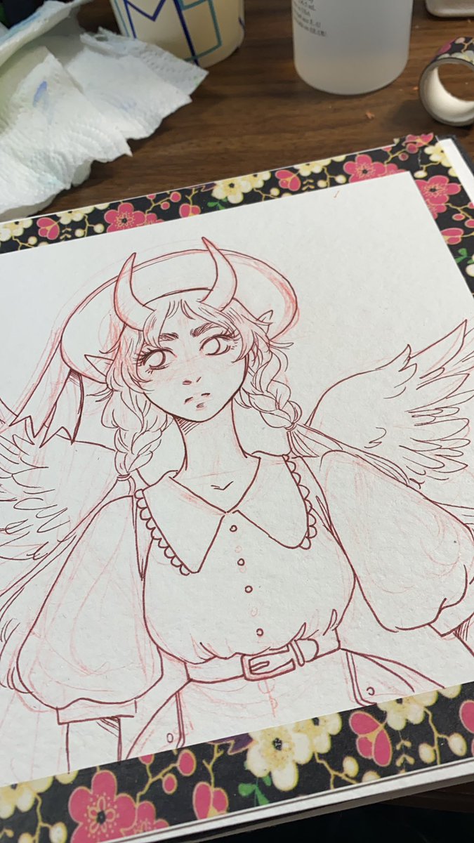 JayTealeaf's tweet photo. Got them fuzzy eyebrows 👁👁 #wip #sketchbook https://t.co/Z6lJ6osfmg