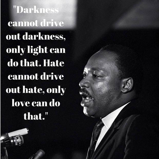 Strong leaders speak words of strength to make us ... stronger. #MLK was such a leader.