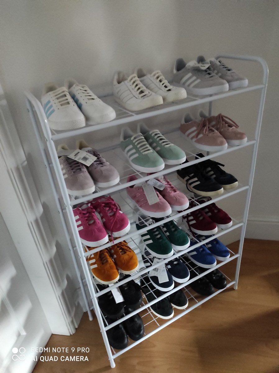 NewModGirl's tweet photo. Love finally having all my gazelles in one place... Apart from the two pairs that seem to have gone on an adventure somewhere lol https://t.co/MA4BEUHqlJ