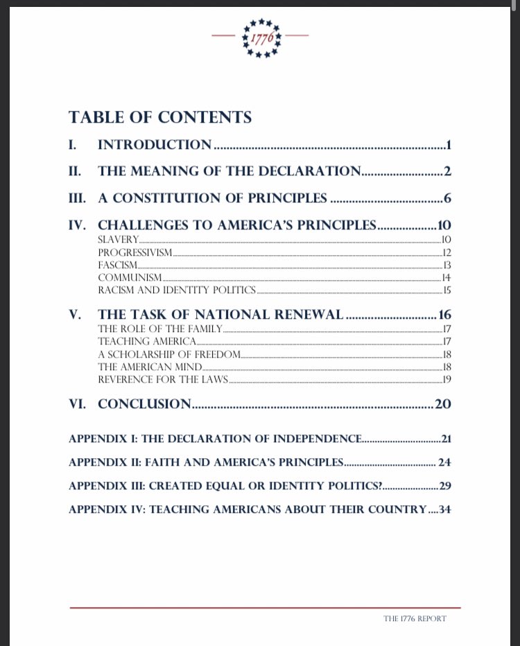Trey The Explainer I Read A Good Portion Of Trump S 1776 Report Which Is Essentially His Plan To Modify The Us Education System On How American History Is Taught And