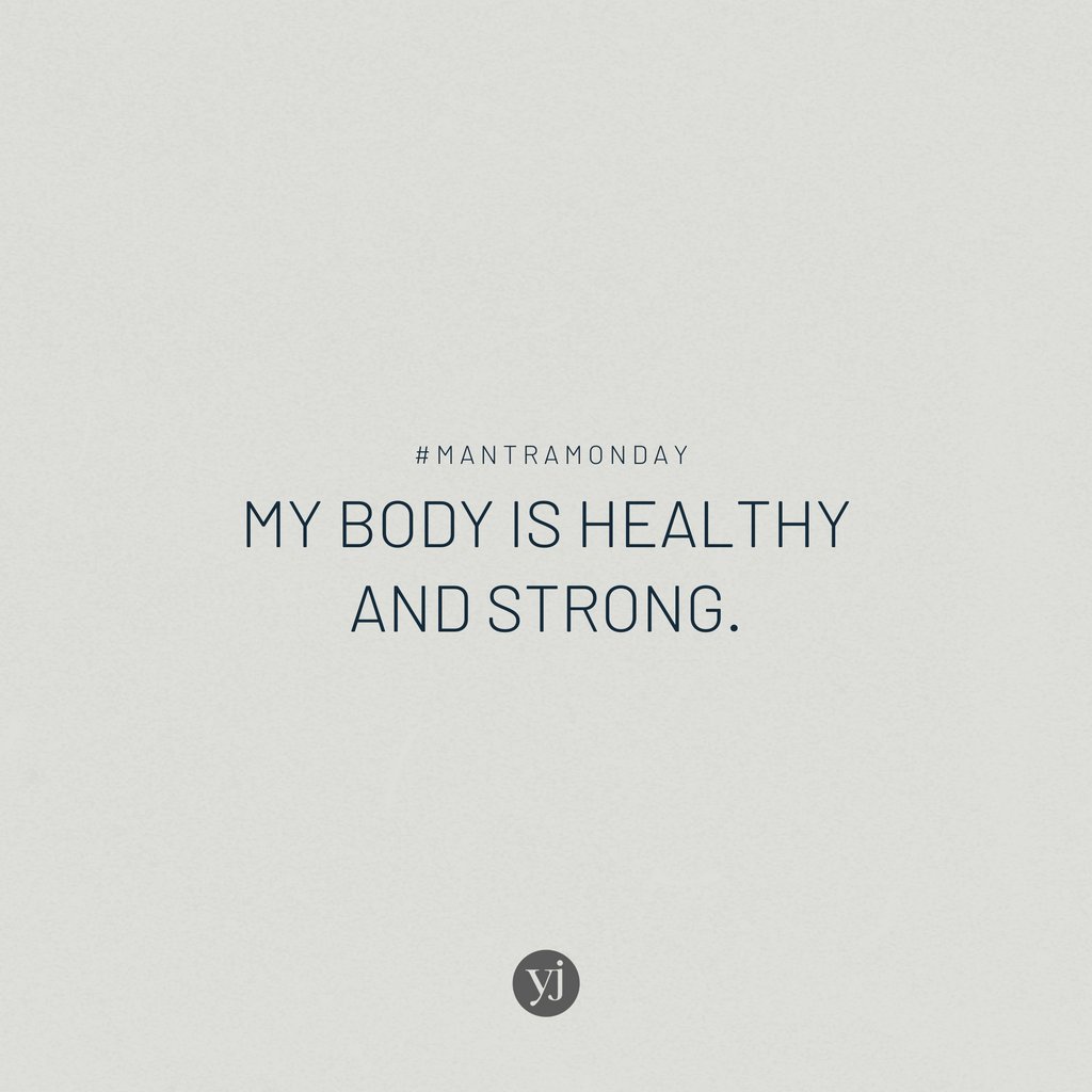 State it in the present tense, "My body is healthy and strong."⁠
⁠
#mantramonday⁠