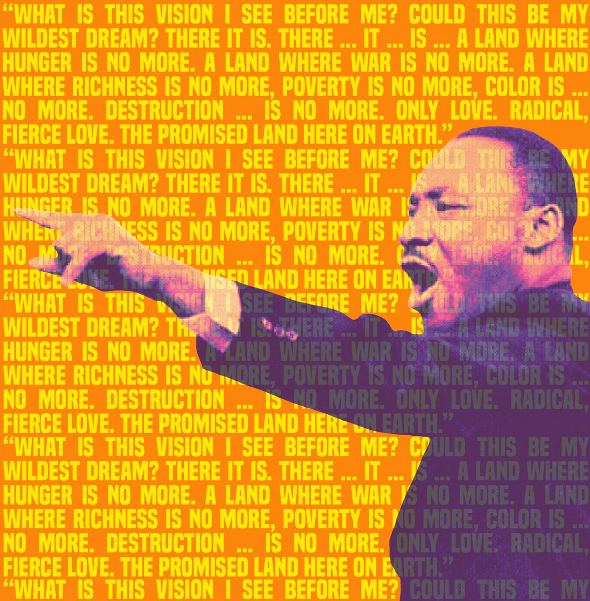 museumbroadway's tweet photo. From @katorihall’s Olivier Award-winning play, THE MOUNTAINTOP. A powerful vision for the future🙏 #mlkday #MartinLutherKingJr #play #broadway https://t.co/2DaiH8A6v6