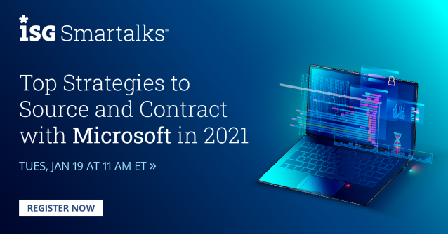 jdeacon67's tweet photo. When doing business with #Microsoft, many companies face license &amp; subscription optimization challenges. Please join our #ISGSmartalks webinar on the evolving Microsoft landscape &amp; best strategies to source &amp; contract with Microsoft in 2021. https://t.co/XUNPcSWC50 https://t.co/zYpQW3Oy2m