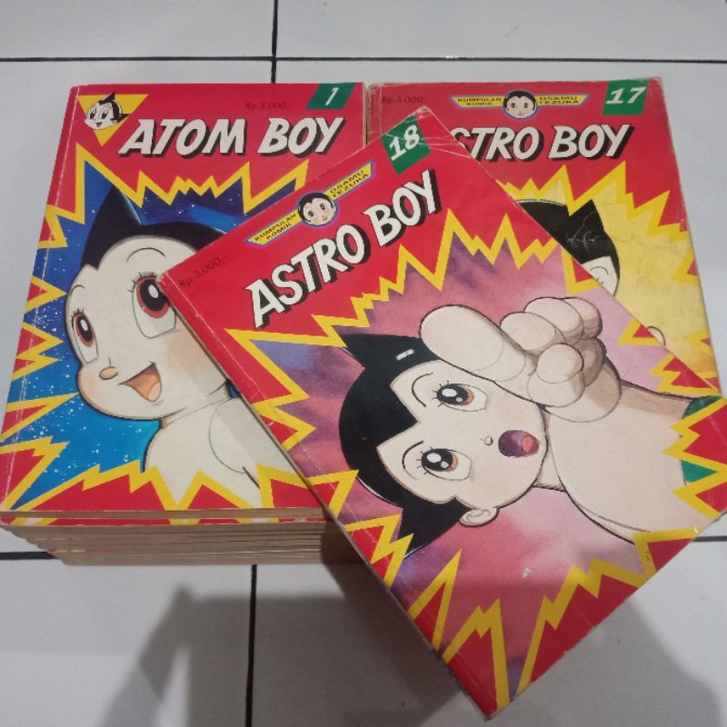 nadarakomik's tweet photo. Saya menjual Komik ASTRO BOY 1-18... seharga Rp500.000. Dapatkan di Shopee sekarang! https://t.co/dNZRCcrzH2 #ShopeeID https://t.co/I8sTY1BHSR