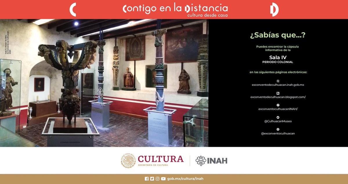 CulhuacanMuseo's tweet photo. ¿Sabías que?
Sala IV: Periodo colonial
Conoce más de esta sala en https://t.co/ZVJZVI0TpI
#ContigoEnLaDistancia #INAH #ExConventodeCulhaucan #museos #agustinos #exconventos https://t.co/vQPPqtx0MR