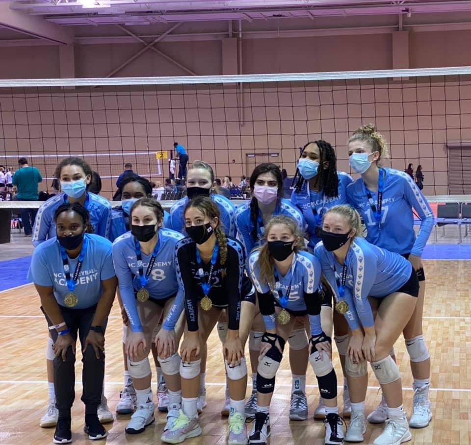 NCAcademyVB's tweet photo. Your 2021 17 Open Winter Bump Champions - #Academy17Crystal!!! And did it all without dropping a set 😉 great weekend ladies 🏆 #ncacademyfamily #weareacademy https://t.co/DFURTx7osI