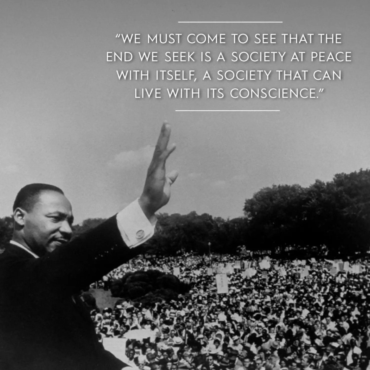 DanaiGurira's tweet photo. I'm always amazed by all MLK accomplished &amp; the vision he set forth in his short life. How timely his words are today. We must continue to aspire to the greatness he saw in this country’s potential and allow his words to guide us. He was our modern Founding Father. Happy MLK Day. https://t.co/Rs6XGzzkTd