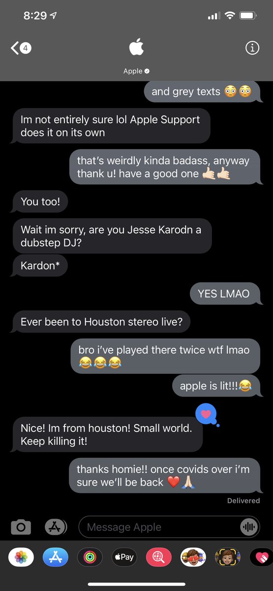 Subtronics's tweet image. BRO FUCKIN APPLE TECH SUPPORT LOLOLOL