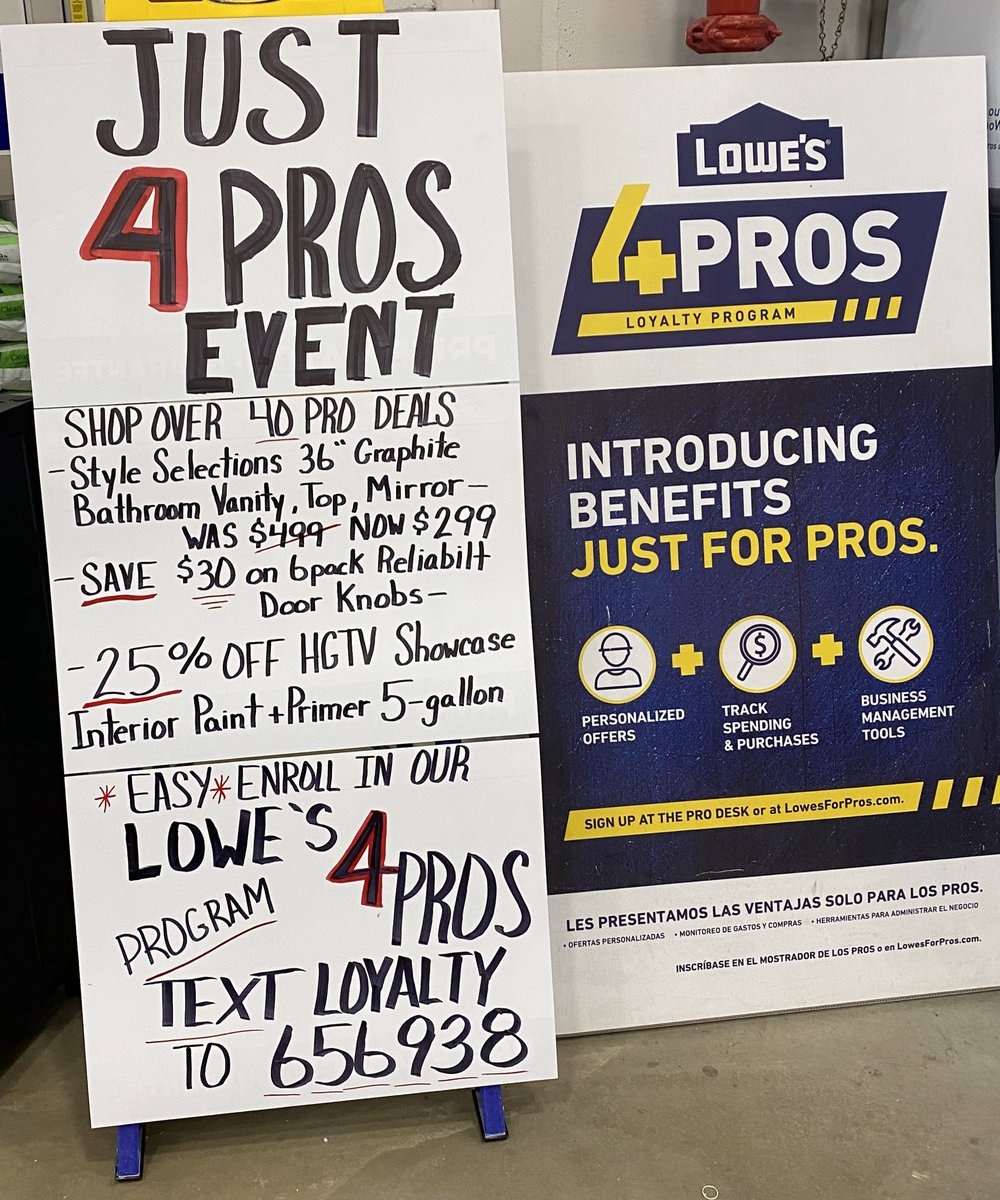 Derby2327's tweet photo. Pro team ready to show our pros the over 40 pro grade deals we have going on during our Just for Pros Event!! @cjcourt407 @AndrewHoran2327 @SStopkoski @TweetUsR30 @toddwingard1373 @josephcoscia5 https://t.co/kPbmhlRyBp