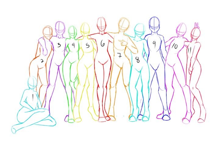Group Body pose by halo91 on DeviantArt