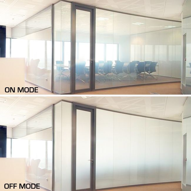 Conference rooms (whenever we'd go back there).Glass walls look great on renderings with people sciencing inside, but it is super annoying for actual work.What happened to switchable frosted glass?  #sciArch 20/N