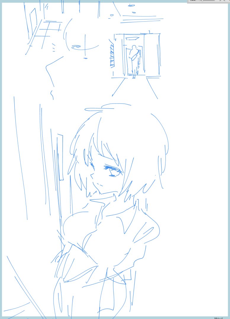 マシュマロの続きですが・・・私の絵の描き方って
ラフ(ネーム)→下描き→ペン
こんな感じで一発目のラフからすでにイメージ固まっちゃってて、大体下描きがほぼそのまんま仕上がりになるんですよね。
沢山の下描き線から最適の線を選んでゆく方法もありますし、スタイルは人それぞれかと思います。