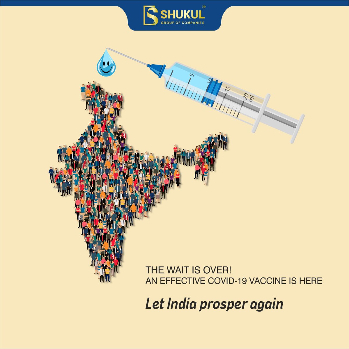 It Has Been A Long Wait, But Worth It!
This one year has been the hardest but we all stood united. The vaccine for Covid-19 is finally here in India. We wish for its full success. We can’t wait to get back to being cheerful and healthy once again.