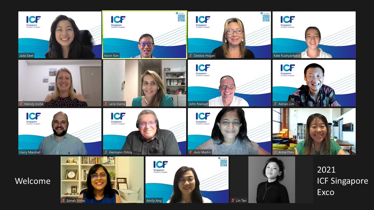 Thank you to our members for participating in the 2021 #ICFSingapore Exco elections

At the AGM, we introduced the 2021 ICF Singapore Chapter Exco to our members. We welcomed Anne Phey, Mandy Irvine, Leila Sierra &amp; Sonali Sinha to the Exco
#coaching <a href="/ICFHQ/">IntlCoachingFederation</a> #members #memberbenefit
