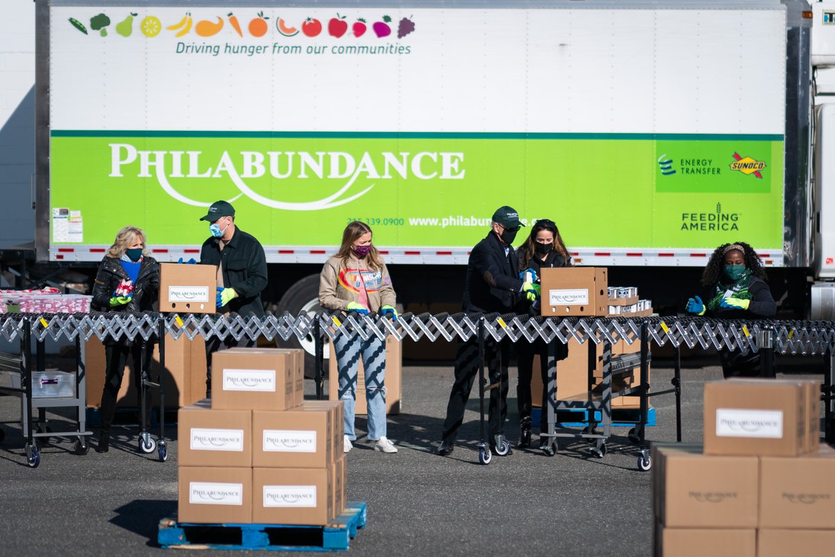 Joe Biden (@joebiden) on Twitter photo There’s no more fitting way to honor the legacy of Dr. Martin Luther King, Jr. than service. Thank you to <a href="/Philabundance/">Philabundance</a> for letting us stop by and for the work you do every day to end hunger. There’s no more fitting way to honor the legacy of Dr. Martin Luther King, Jr. than service. Thank you to <a href="/Philabundance/">Philabundance</a> for letting us stop by and for the work you do every day to end hunger.