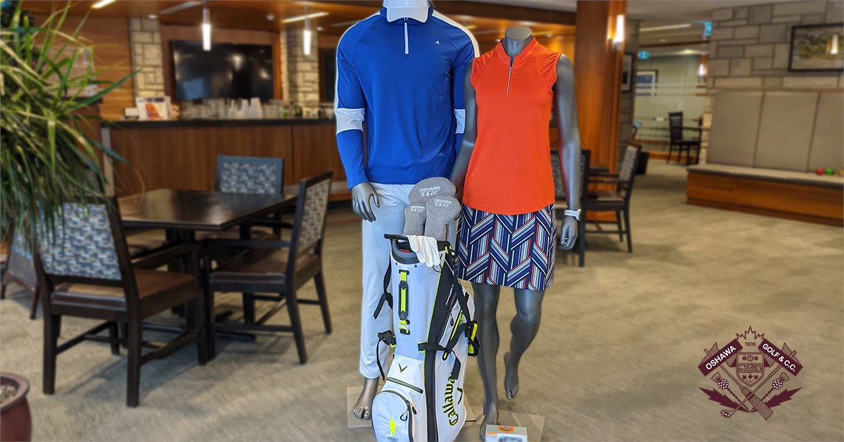 OGC1906's tweet photo. Looking to pick up some new golfwear for the new season? We have @tailactivewear, #redvanly, @CallawayGolf and @Garmin items in stock! #mannequinmonday https://t.co/31n9LU1Uwj