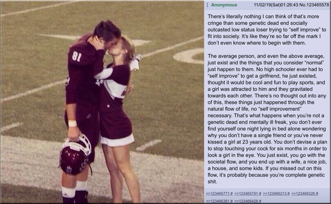 CageMaxx's tweet image. Brutal 4chan post