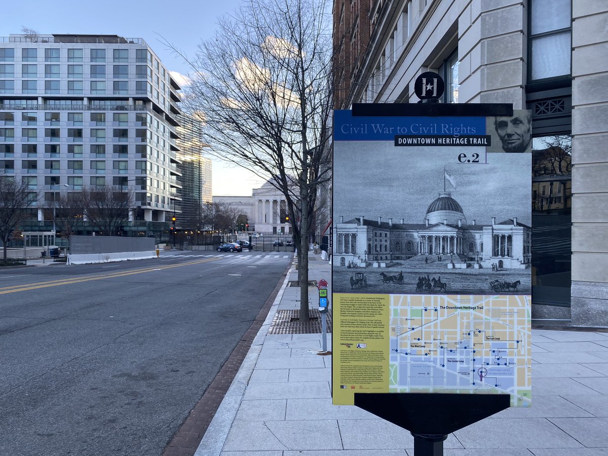 Here are more photos. The Capital One Arena is also blocked off.