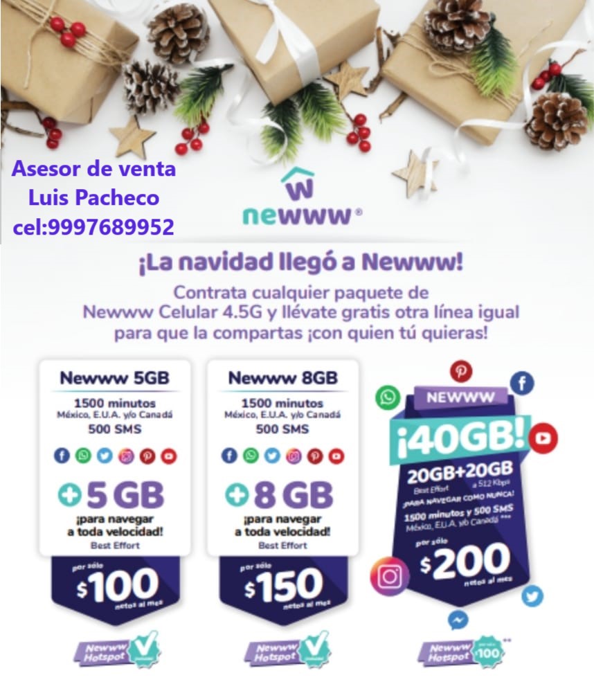 YNewww's tweet photo. Deja de pagar mucho por tu telefonía, Te damos 40 gigas de internet más 1500 minutos y 500 mensajes por solo $200 pesos al mes, sin plazos forzosos ni penalizaciones ¡QUE ESPERAS Y SE PARTE DE NEWWW! https://t.co/MBe7p9rTF4
#TelefoniaMovil https://t.co/84Ie2e85zD