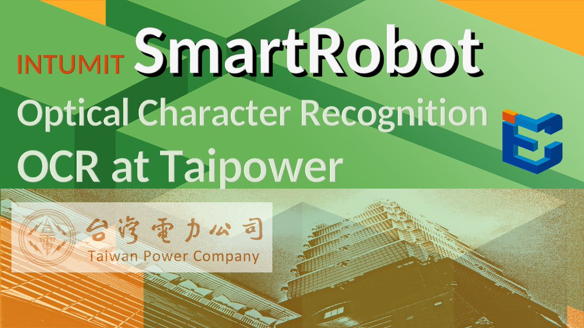 Intumit_AI's tweet image. youtu.be/mYhB6GzOhDQ Taiwan Power (Taipower) using #Intumit SmartRobot with #OpticalCharacterRecognition (OCR) to enhance #CustomerExperience (CX). 
#automation #machinelearning #ai #deeplearning #digitaltransformation