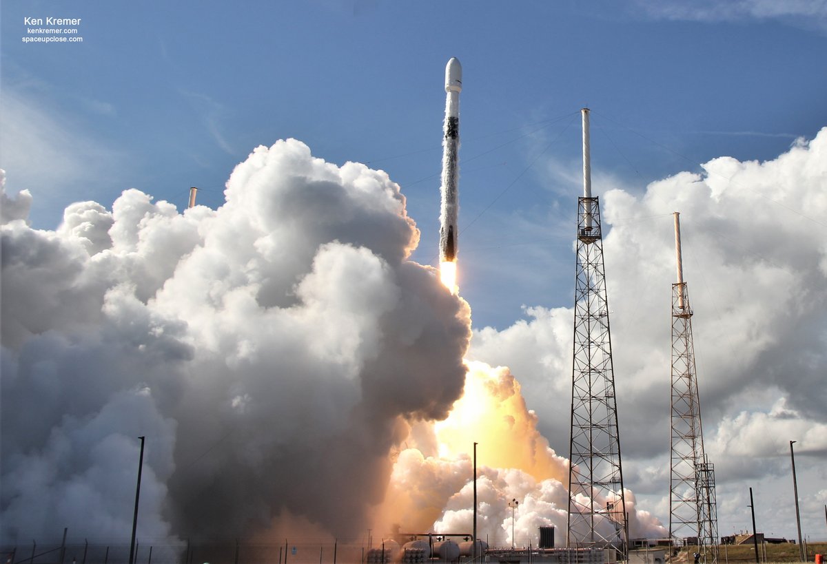 ken_kremer's tweet photo. .@SpaceX just announced another 1 day launch delay to next #Starlink to Wed 802 AM ET for "pre-launch inspections." F9 will be 1st 8th launched 1st stage. prior flight #SXM7 Dec 2020 https://t.co/bKvRTsRrsx