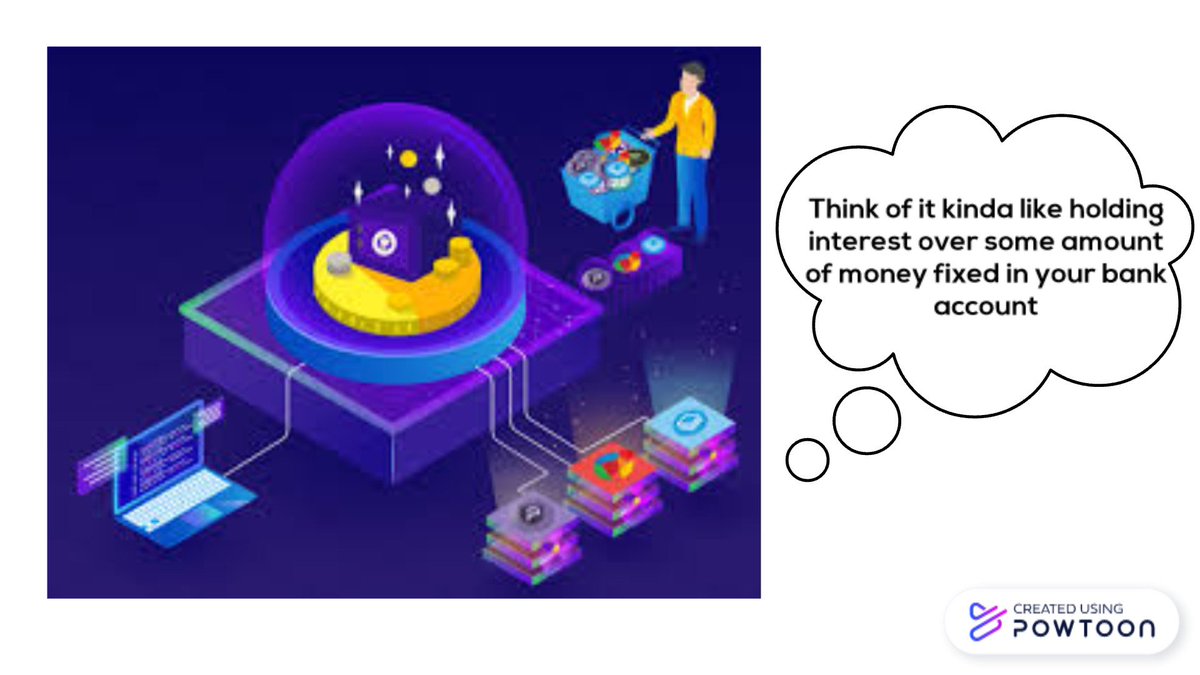 Now staking isn't entirely like compound interest (who knows maybe it is remember im NOT a financial advisor just an enthusiast) but when I think of staking I think of compound interest. Maybe that might help you understand it a little or maybe my brain processes things weird 