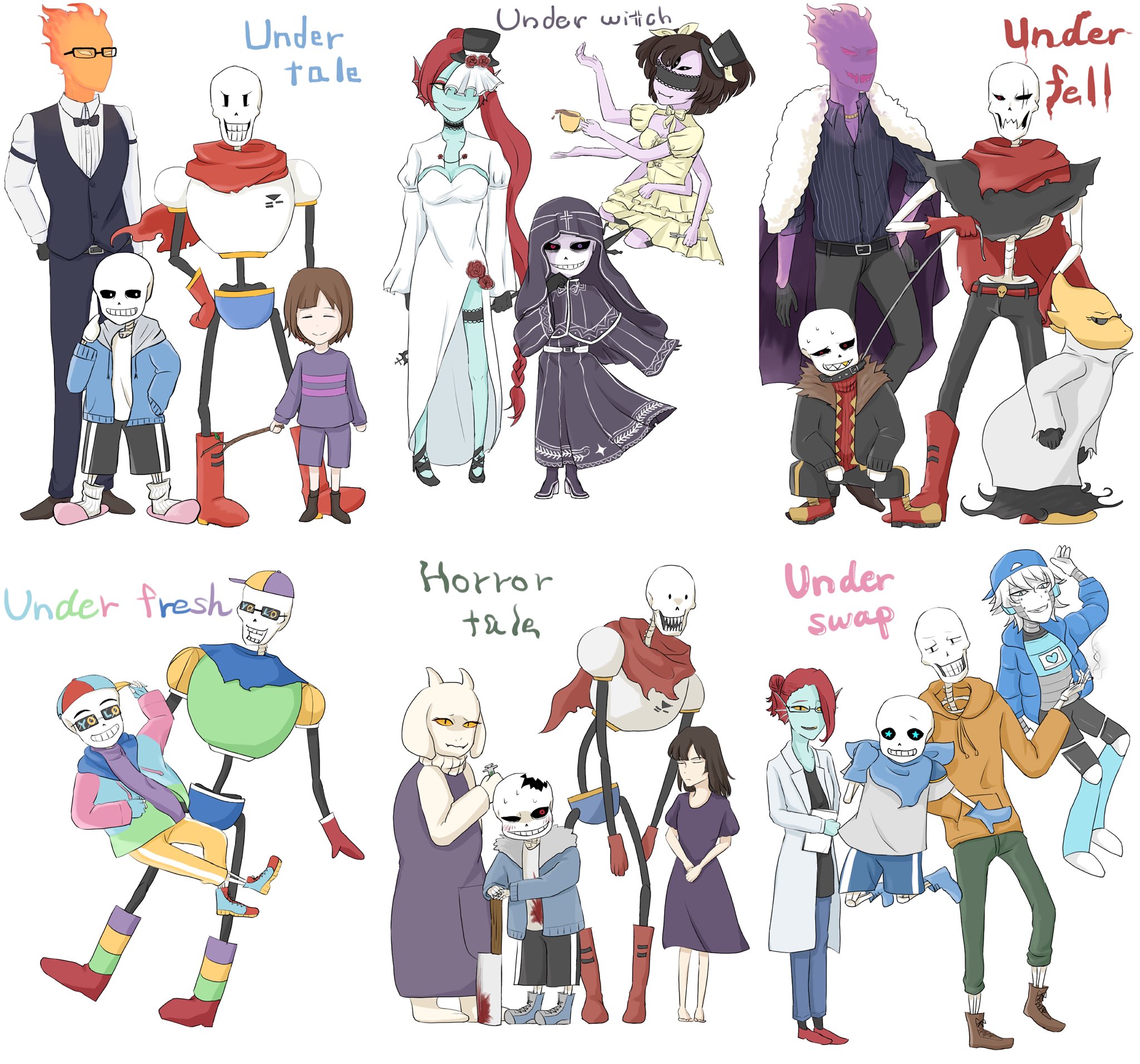 花道冷 A Twitter いっぱい描いた 好きなauまとめ 他のキャラも追加で描いたやつも Undertale アンダーテール イラスト Undertaleau 花道冷 A Twitter いっぱい描いた 好きなauまとめ 他のキャラも追加で描いたやつも Undertale アンダーテール イラスト Undertaleau