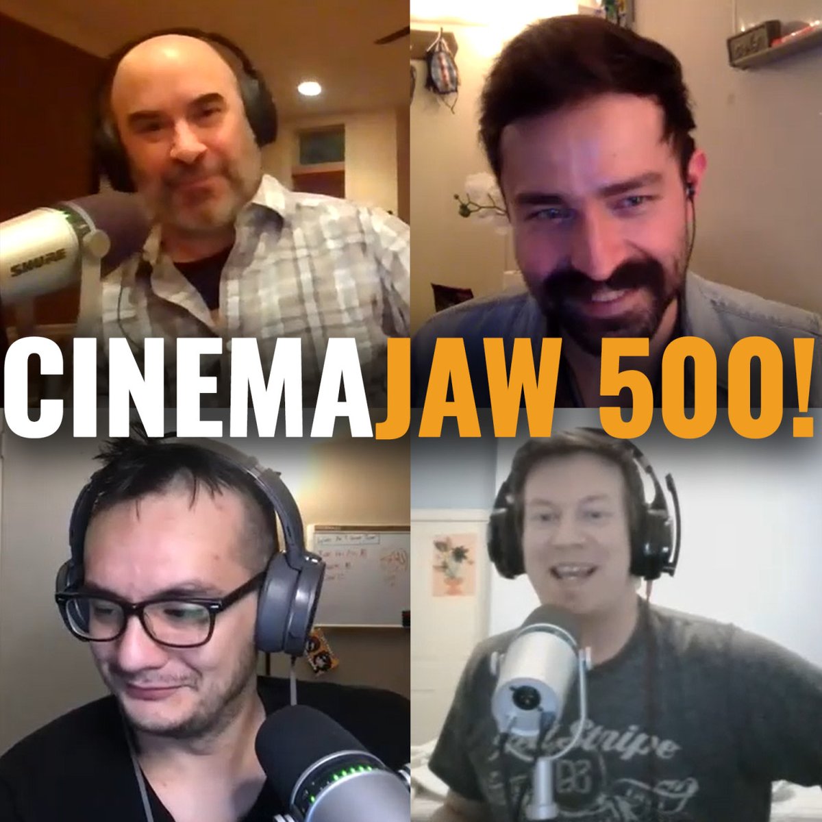CinemaJaw's tweet photo. 500th episode! We welcome back @EliazRod and talk best CinemaJaw Discoveries + a review of #OneNightInMiami- Listen:  https://t.co/SosdpAF29r https://t.co/C6xzU8mvro