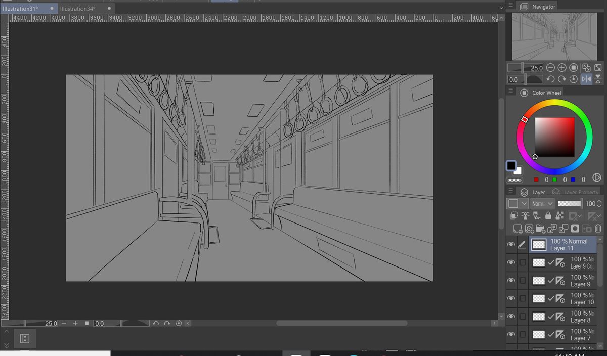 Background lineart done ???? 