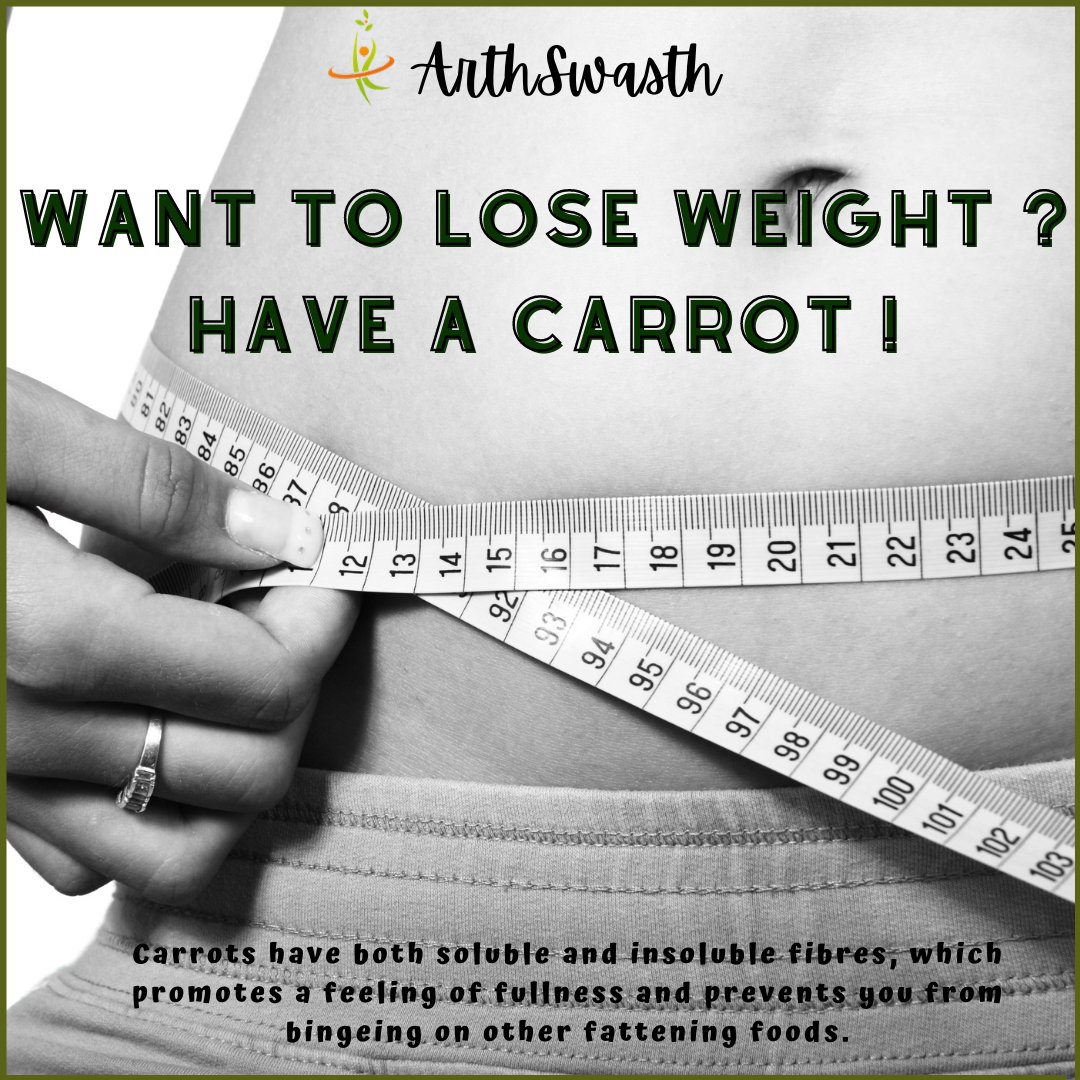 ArthSwasth's tweet photo. Are you on a weight-reducing diet, or want to reduce weight? 
just grab a carrot whenever you feel hungry in between your meals this winter season to control your hunger
A low calorie high in fiber food with less sugar 
#lowcaloriesnack 
#Carrot #weightloss #vitaminA 
#ArthSwasth https://t.co/wAlXnKu0NA