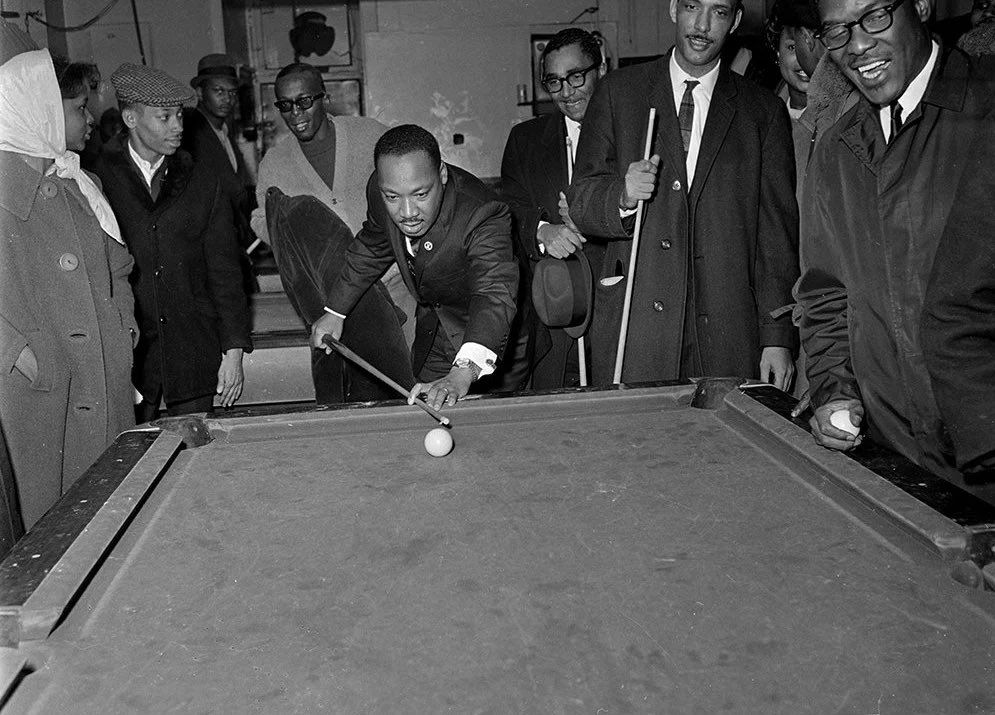 My father enjoyed playing pool. Did you know that? #MLK #MLKDay