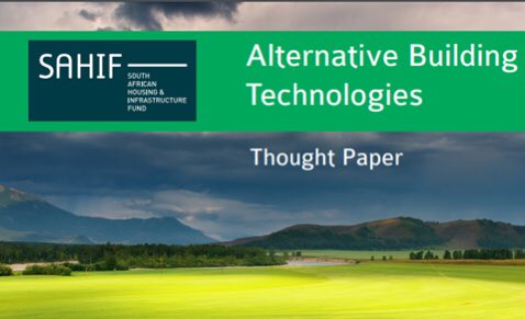 SAHIFFund's tweet photo. Alternative building technologies (ABT) that encompass more economically effective, environmentally friendly building materials and construction methods are being considered to make it quicker, easier and cheaper to build compared to bricks and mortar.

https://t.co/cPNBE32Jrv https://t.co/2akRUa3u1u
