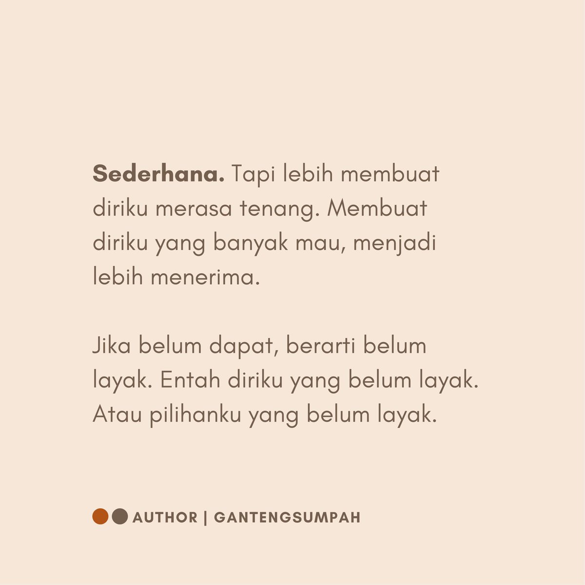 gantengsumpah's tweet photo. Sederhana. https://t.co/VS6lxiEQoH