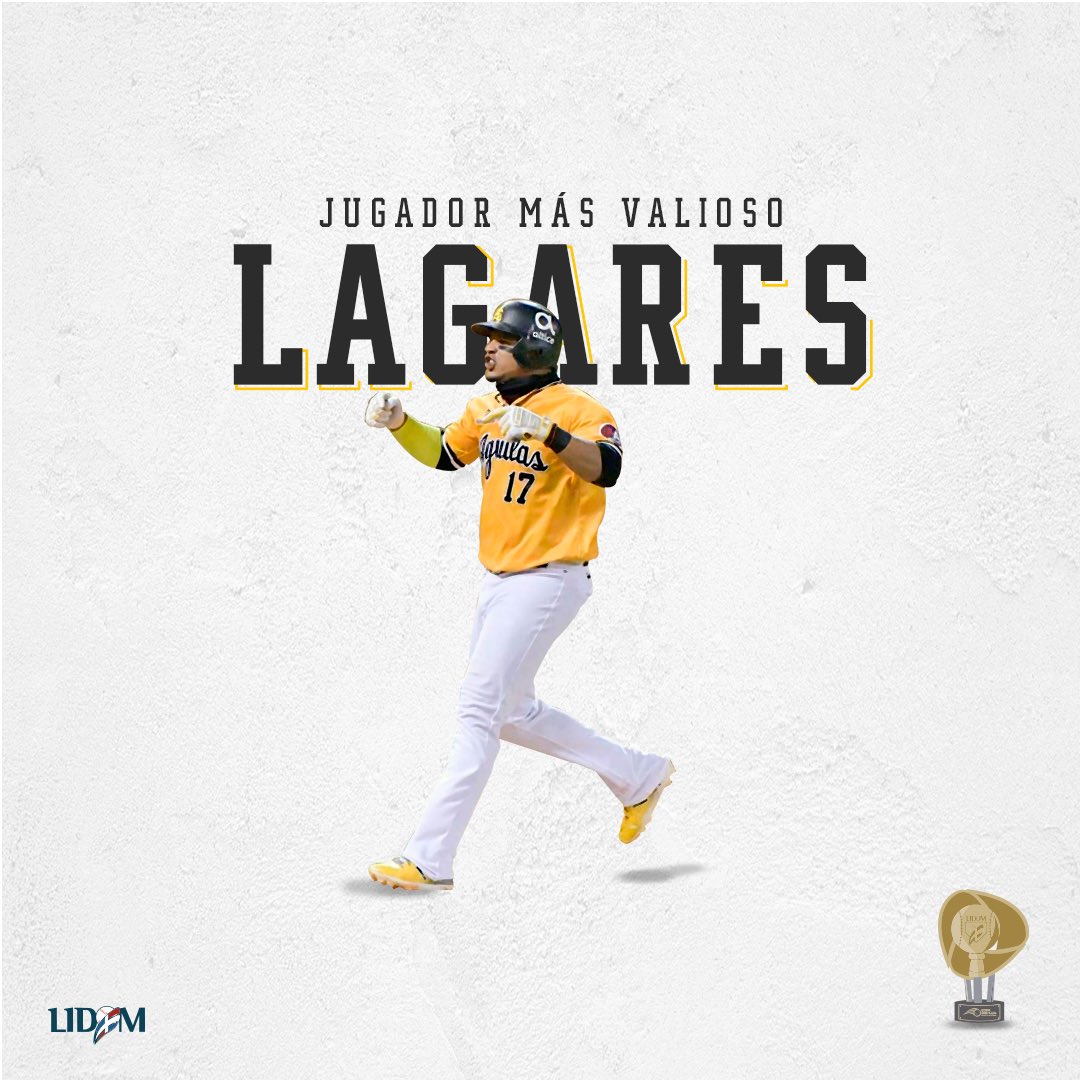 La magistral actuación de Juan Lagares en la #SerieFinalLidom lo hace merecedor del premio de Jugador Más Valioso 🥇🦅

#CopaBHDLeon