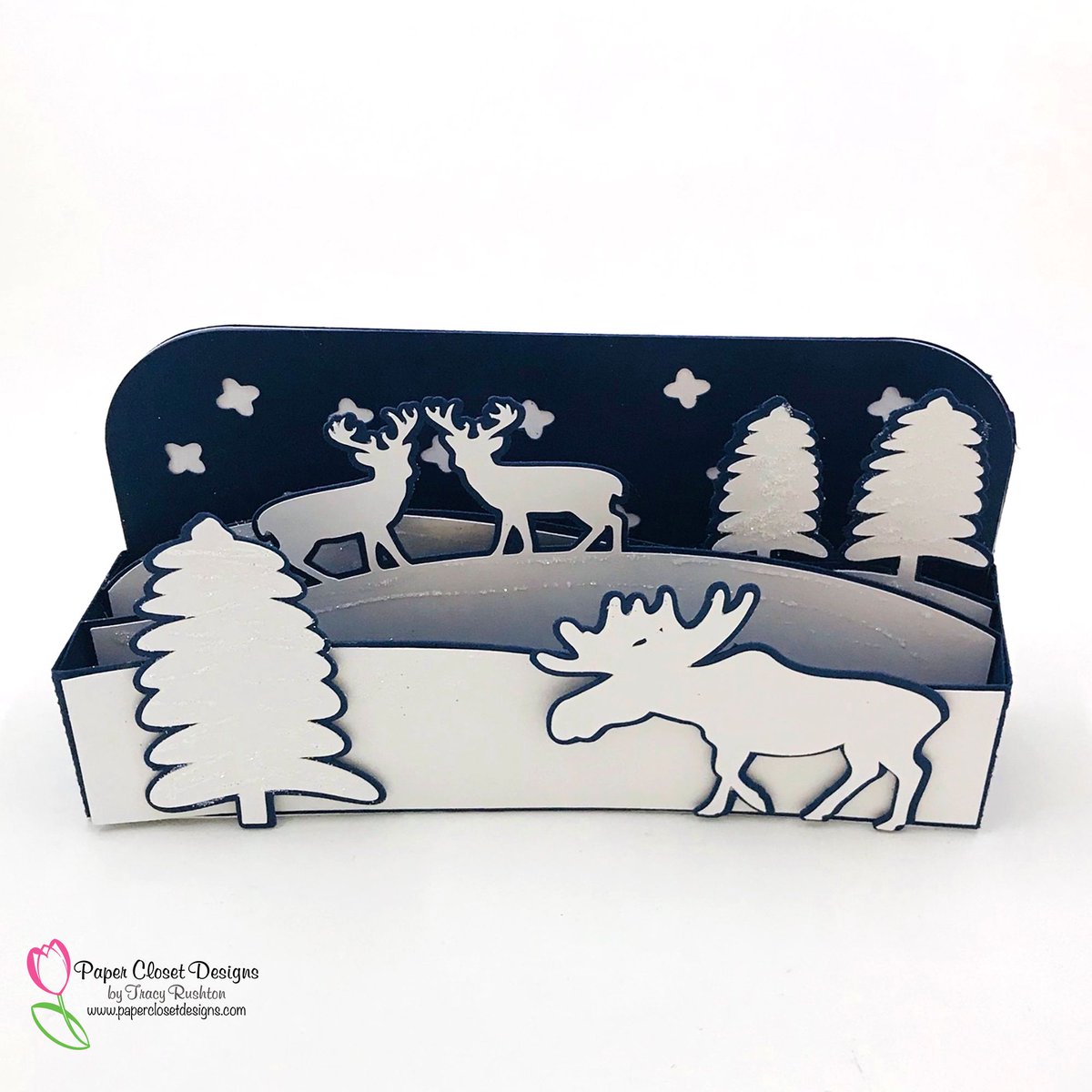 TracyT122's tweet photo. Another winter card. Slimline Box Card Winter Forest available now
https://t.co/3zyVX2fEBo,
 #Cricutmade, #svg #svgfiles, #svgcrafts #PaperCrafts https://t.co/KL1ElQYzTu
