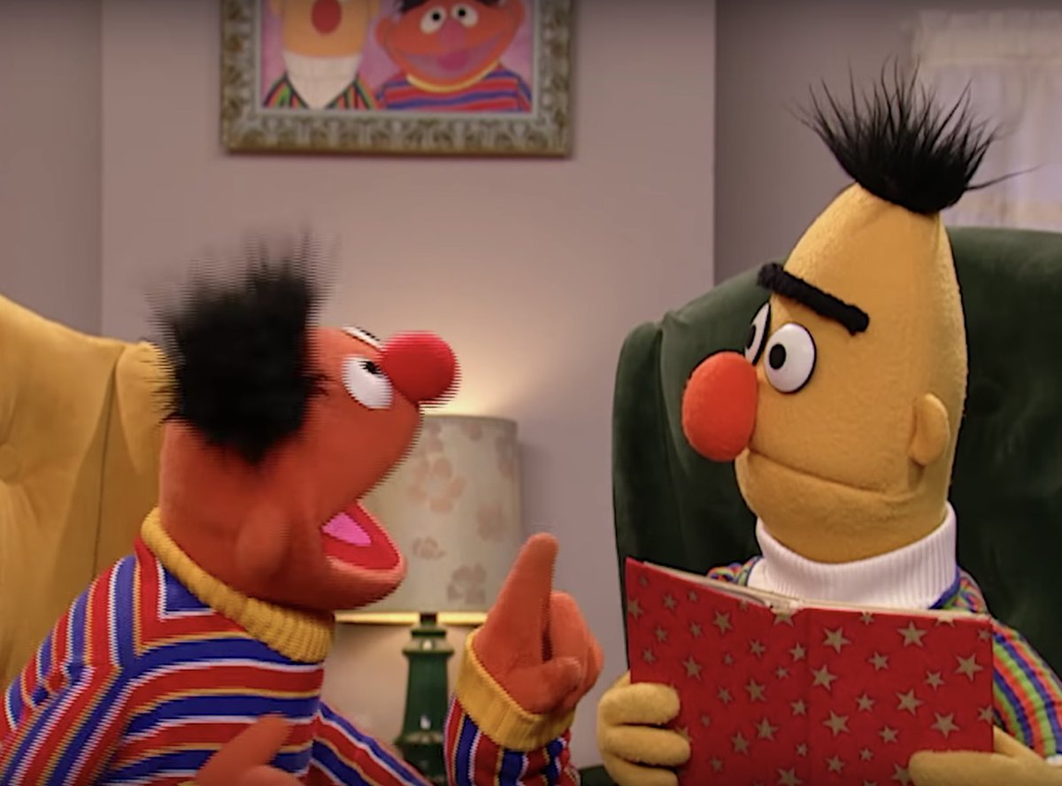 troy and abed as bert and ernie: an incredibly important thread <3