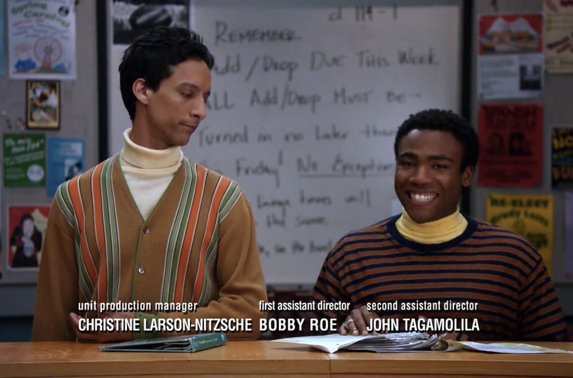 and of course, troy and abed Actually as bert and ernie <3