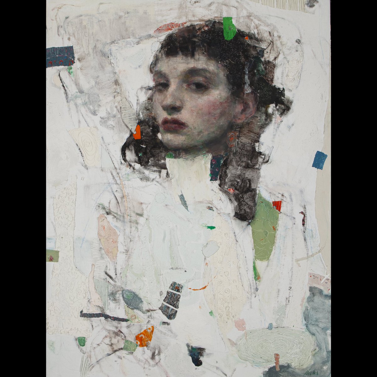 “This and Nothing More”,#albemarlegallery #fineart #kunst #arte #ronhicks #ronhicksart #abstract #instaart #portrait #realism #supersonic #hifructose #juxtapoz #curator #contemporaryart #abstractart #artstarsmag #interiordesign #modernart #contemporaryartcollectors #ARTSTARMAG