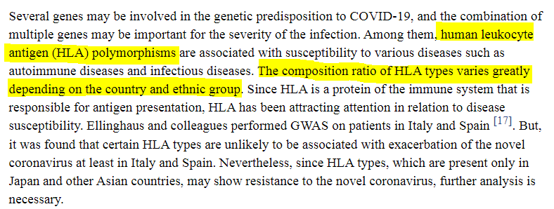 16. Other possible proposed factors1. human leukocyte antigen (HLA) polymorphisms2. human Angiotensin-converting enzyme 1 (ACE1) gene on chromosome 173. ACE1/ACE2 Imbalancec- D Allele4. CCR5-Δ32 allele frequencies5. Blood Type https://www.medpagetoday.com/infectiousdisease/covid19/89117