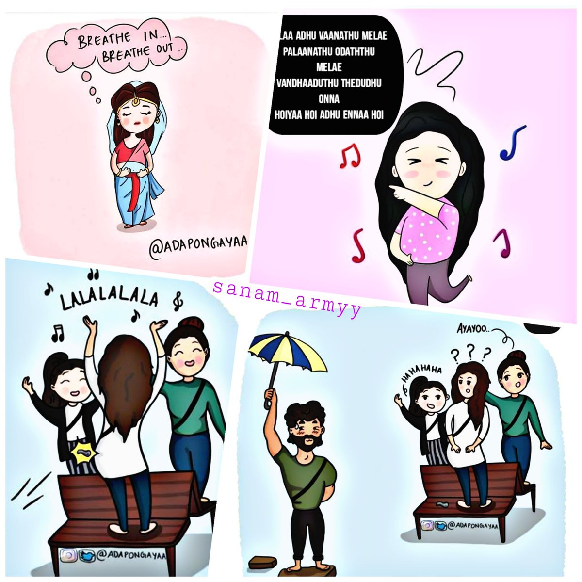 Few  #sanam bb memories in doodles  @SamSanamShetty1