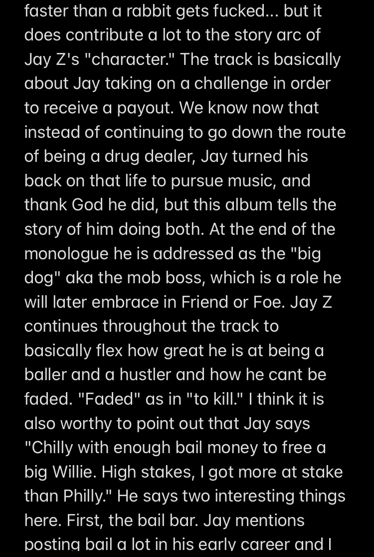 Lyrics - This is a very long section