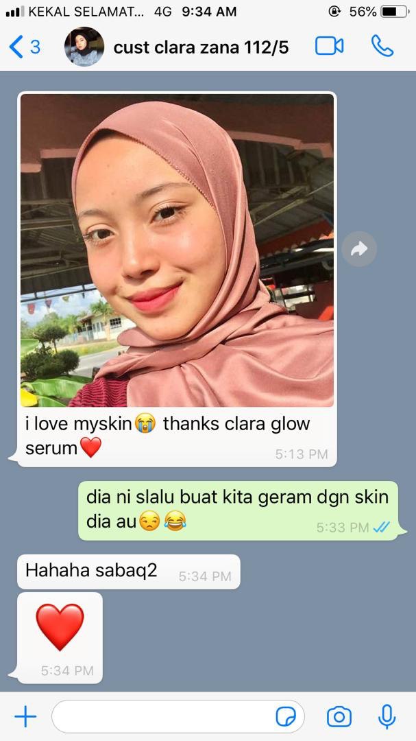clara glow serum