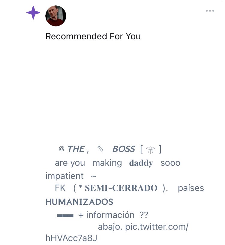 me salen de recomendaciones roles nuevos jajan’t