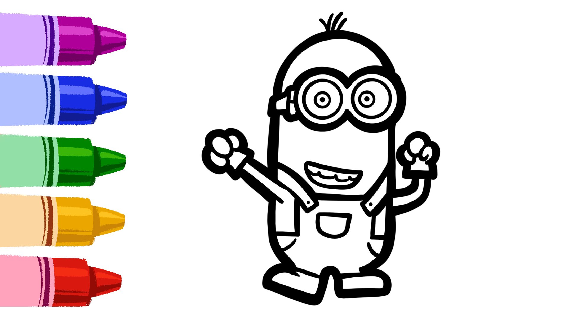 Artkid Channel on X: "🌟NEW🌟Learn how to draw and paint Minion Kevin with  us! ✨https://t.co/eMi8VgjPij✨ Or download the outline picture for coloring  The link to download is in the description of each