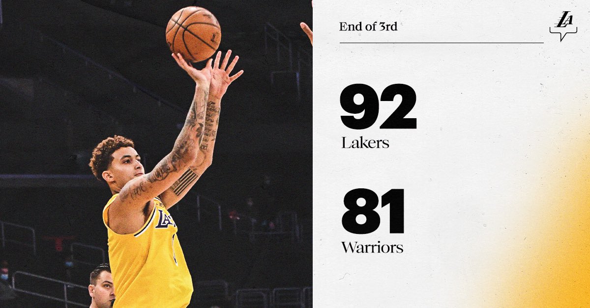 Some #KuzControl to extend the lead 🔥🔥🔥
Dennis Schröder: 22 pts
@AntDavis23: 14 pts, 12 reb, 7 ast, 3 blk, 2 stl
@kylekuzma: 11 pts, 9 reb https://t.co/WNCnR2BfgQ