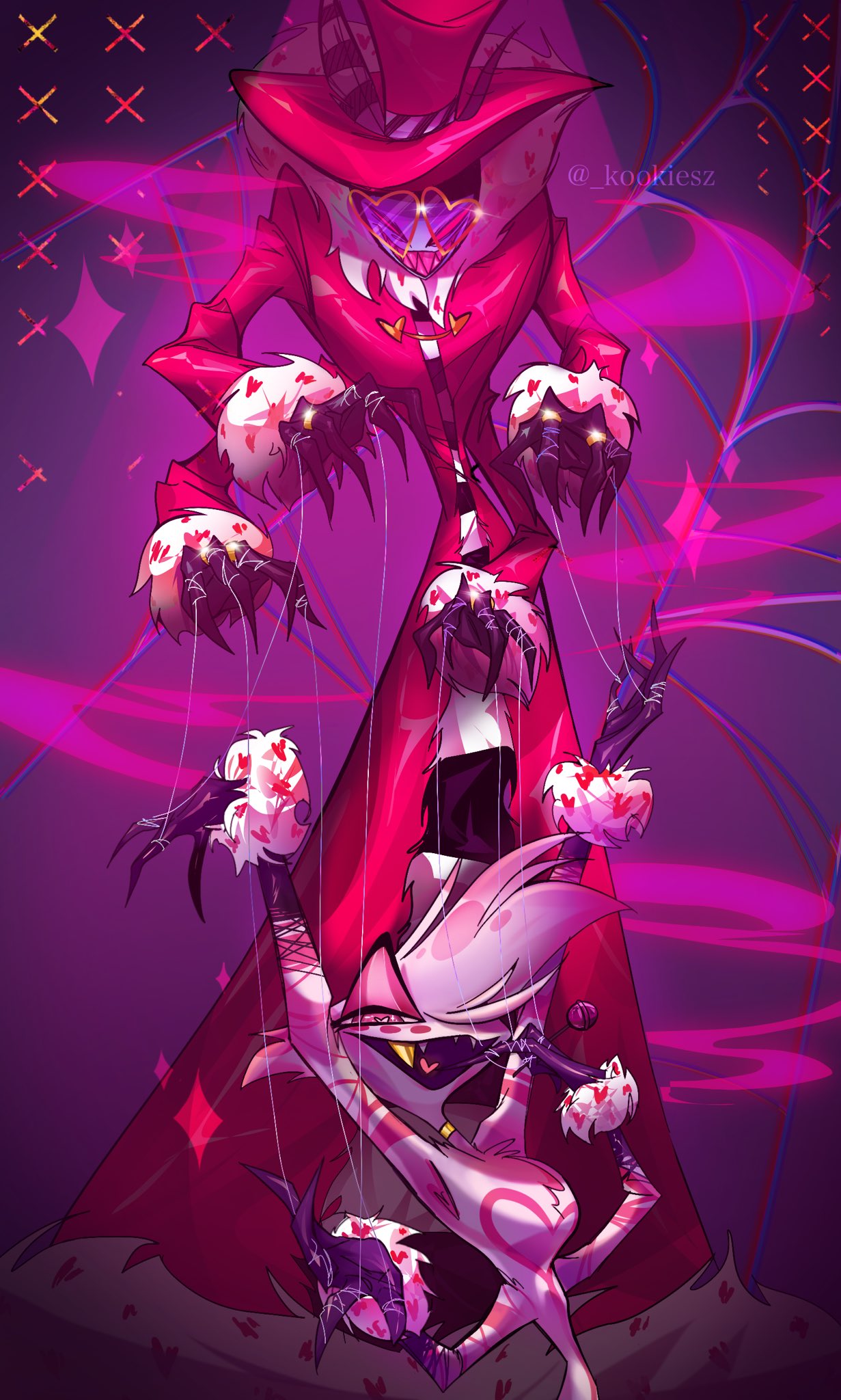 ✖️ƬIΛ➕ on X: Angel Dust  Valentino HazbinHotel AngelDust Valentino  t.co0rSvFPWj8l  X