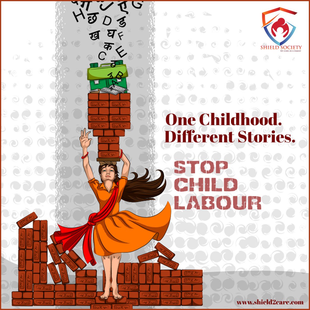 shield2care's tweet photo. One Childhood Different stories.

** Stop 
            Child
                     Labour **

#shield #shield2care #childlabour https://t.co/q5xaC4tzyD