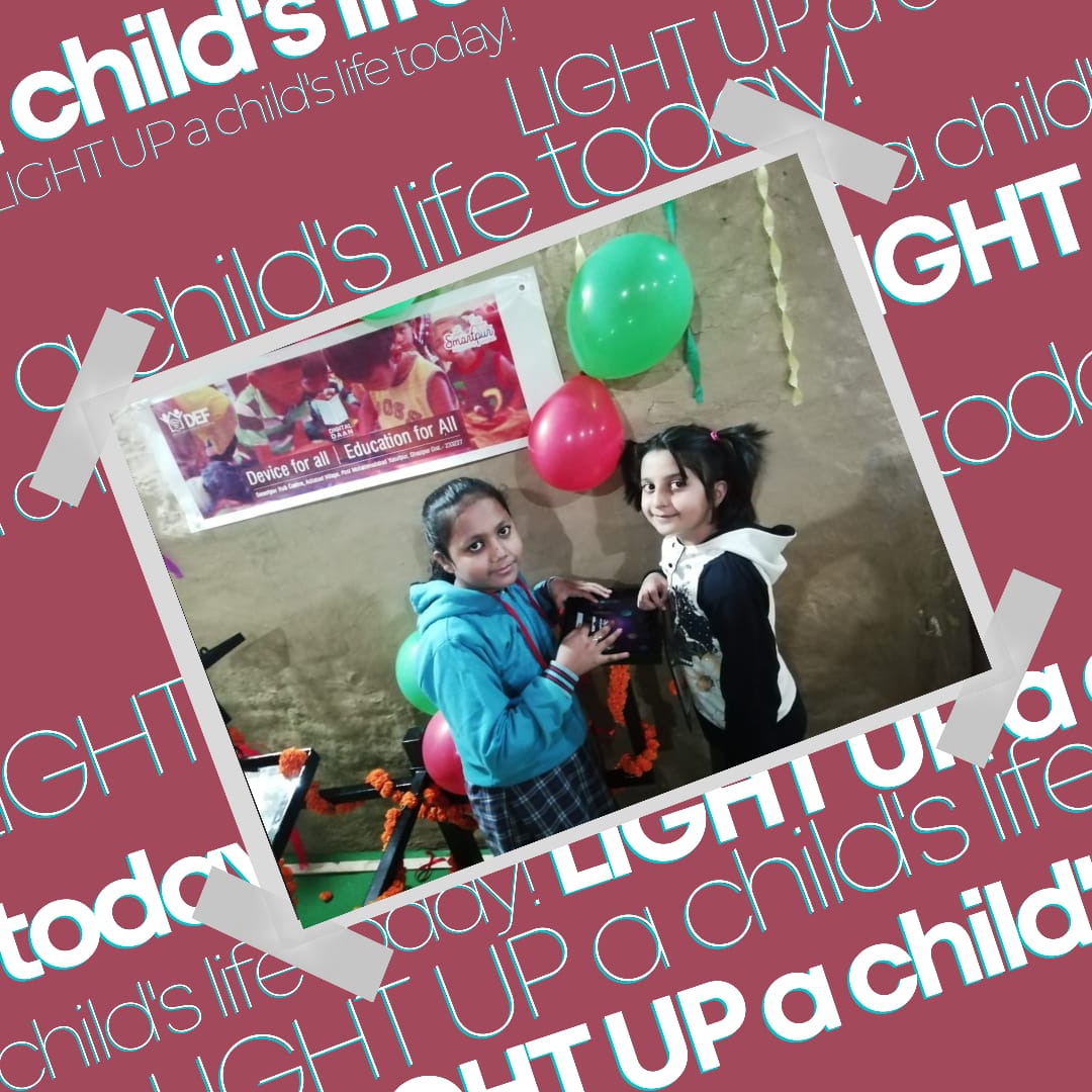 DEFindia's tweet photo. In collaboration with @girluproar1,we have taken another step to bridge the online gap. Here are some glimpses of the happy faces receiving digital devices for #OnlineEducation.
You can also take a small step to make a difference.
#DonateNow- https://t.co/n9dWitsMTP
#DigitalDaan https://t.co/9zSB3BobvW